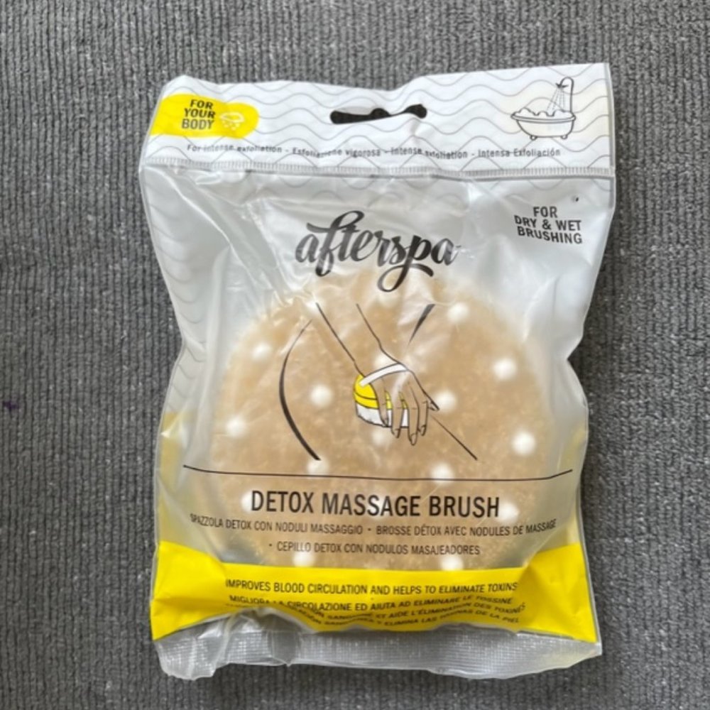 Afterspa Massage & Detox Brush - Brand new still in original packaging